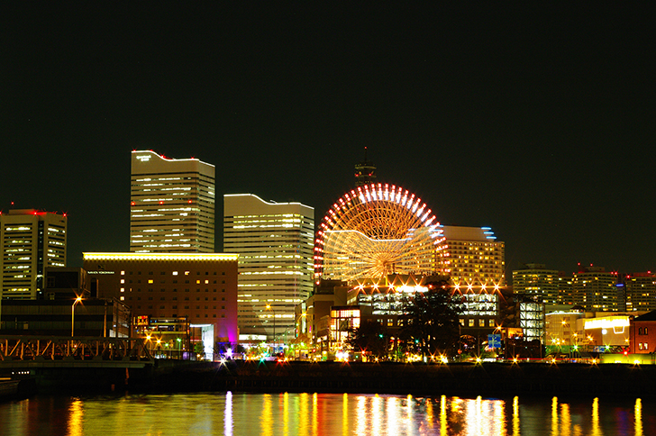 横浜で綺麗な夜景を♪