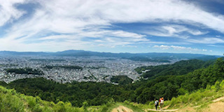 京都　大文字山