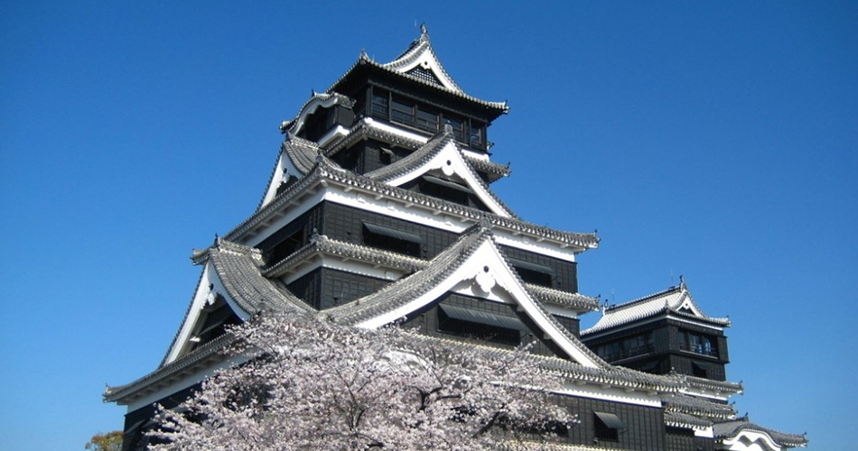 画像：日本三名城のひとつ、熊本城