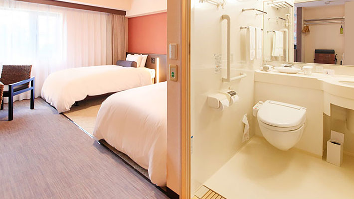 画像:ユニバーサルツインルーム