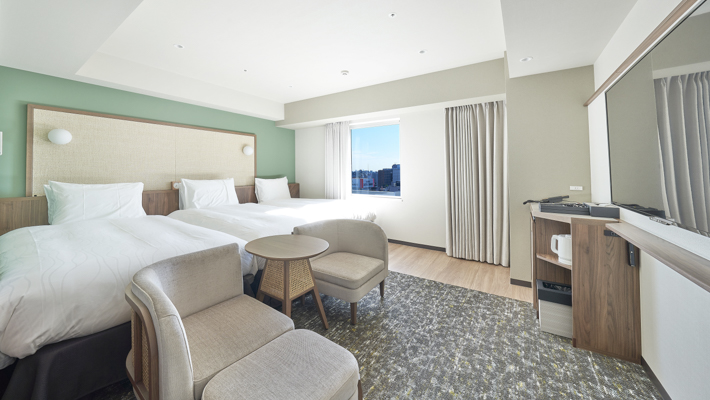 画像:コーナーツインルーム