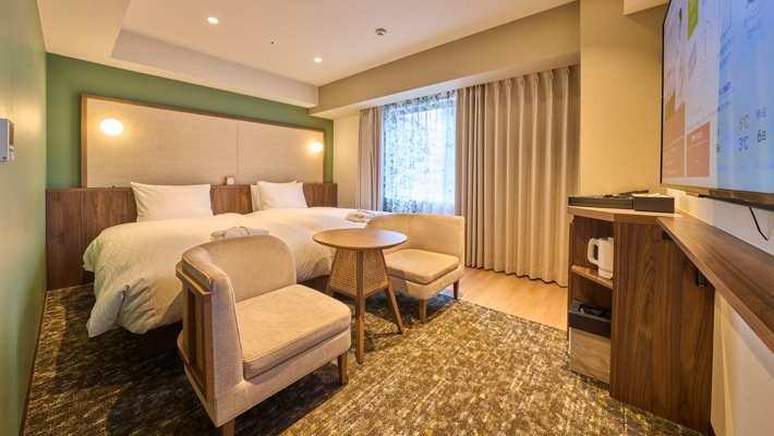 画像:ユニバーサルツインルーム