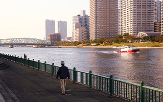 画像：越中島公園