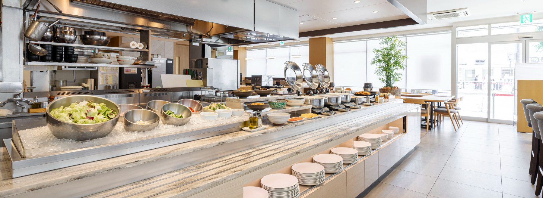 リッチモンドホテル名古屋新幹線口の朝食会場(レストラン)