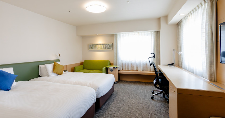 画像：部屋がオフィス替わりに