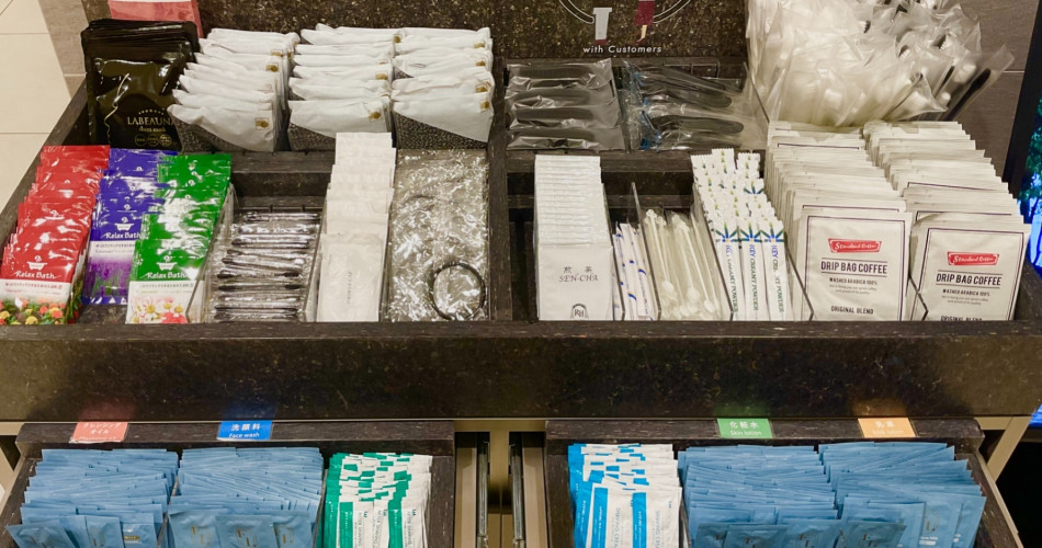 画像：充実したアメニティ