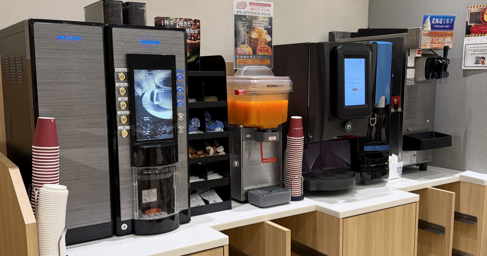 画像：宿泊者限定フリードリンクサービス