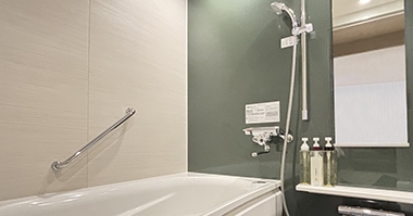 画像：バス・トイレ・洗面台が別（一部客室）