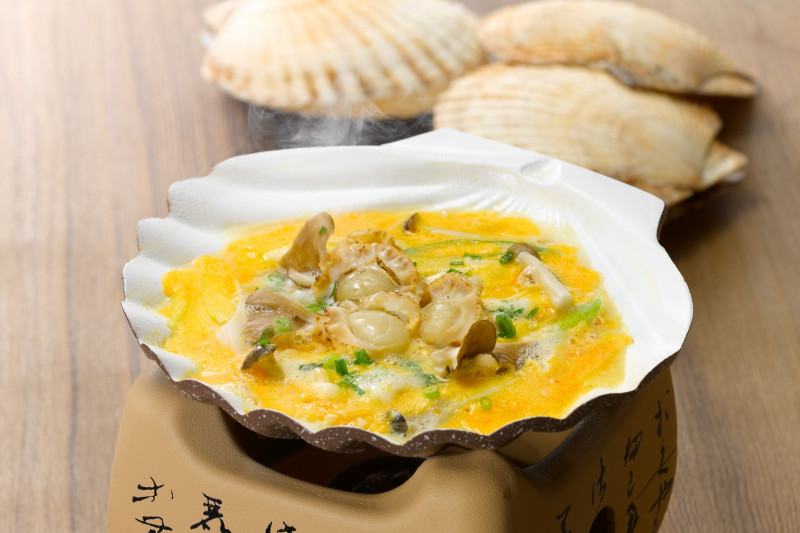 リッチモンドホテル青森の朝食で提供される、青森の郷土料理のひとつ『貝焼き味噌』