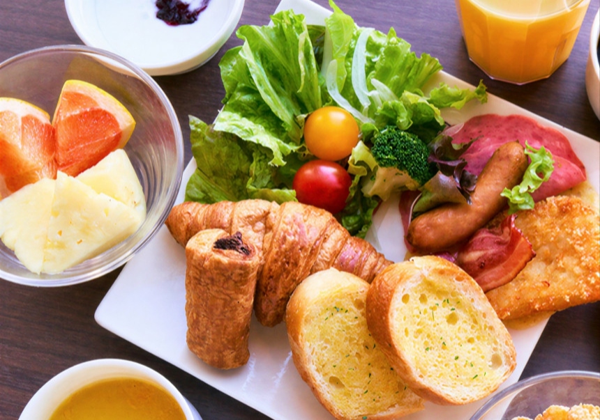 画像：朝食