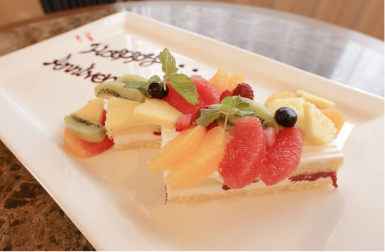 ケーキのデリバリー